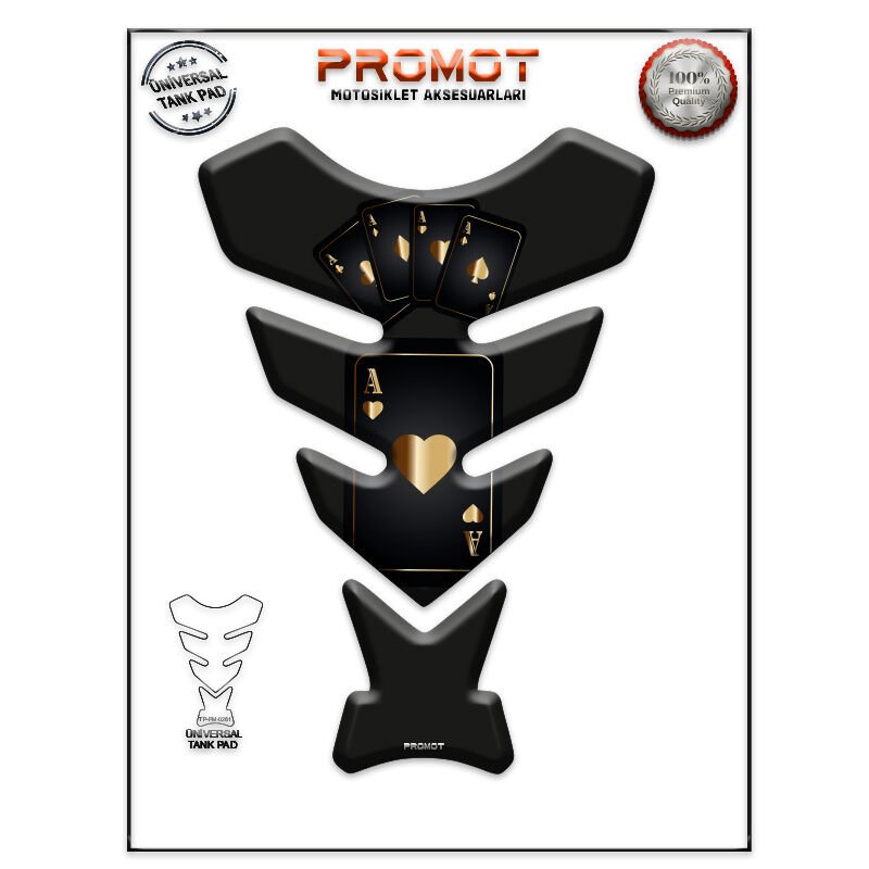 Universal Motosiklet Tank Pad 3D Sticker 0261