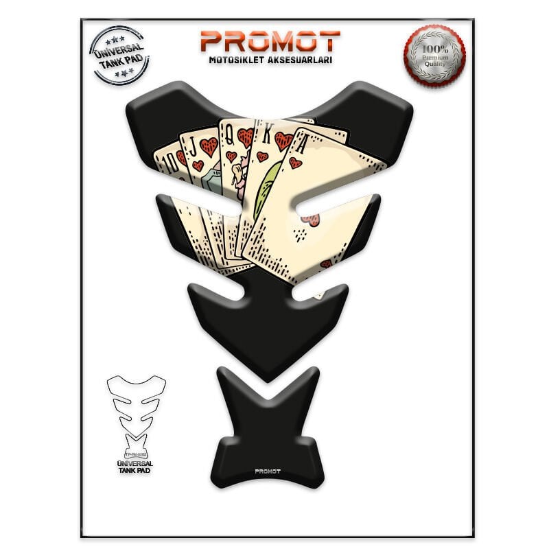 Universal Motosiklet Tank Pad 3D Sticker 0262