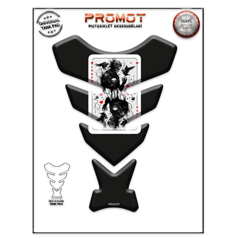 Universal Motosiklet Tank Pad 3D Sticker 0264