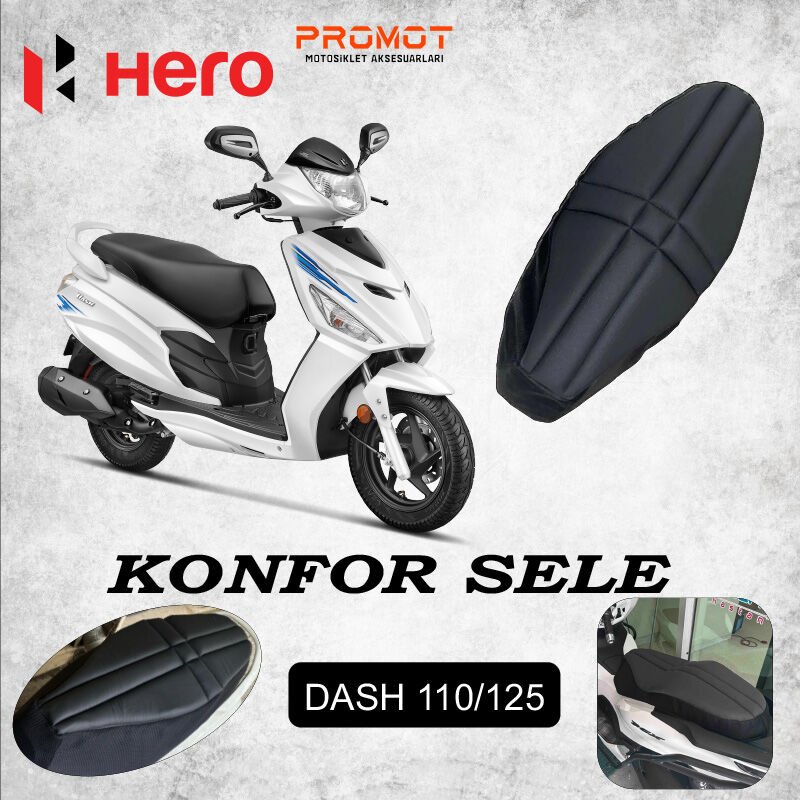 HERO DASH UYUMLU KONFOR SELE FİLELİ HAVA DESTEKLİ KOLTUK KILIFI