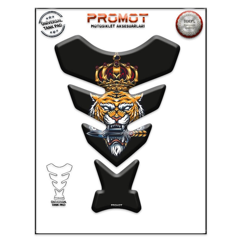 Universal Motosiklet Tank Pad 3D Sticker 0266