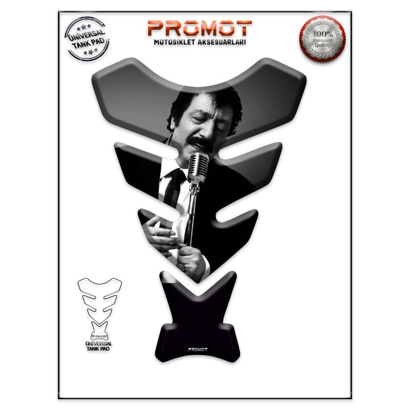 Universal Motosiklet Tank Pad 3D Sticker 0267