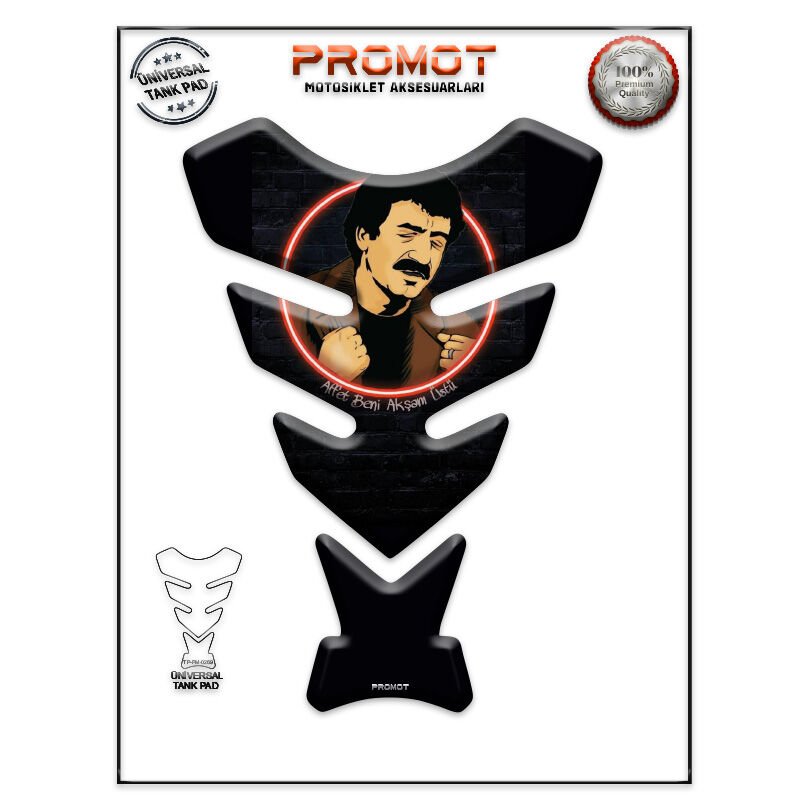 Universal Motosiklet Tank Pad 3D Sticker 0269