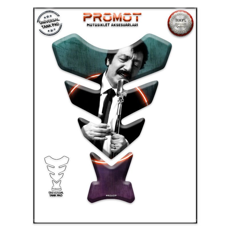 Universal Motosiklet Tank Pad 3D Sticker 0270