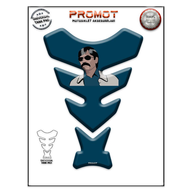 Universal Motosiklet Tank Pad 3D Sticker 0271