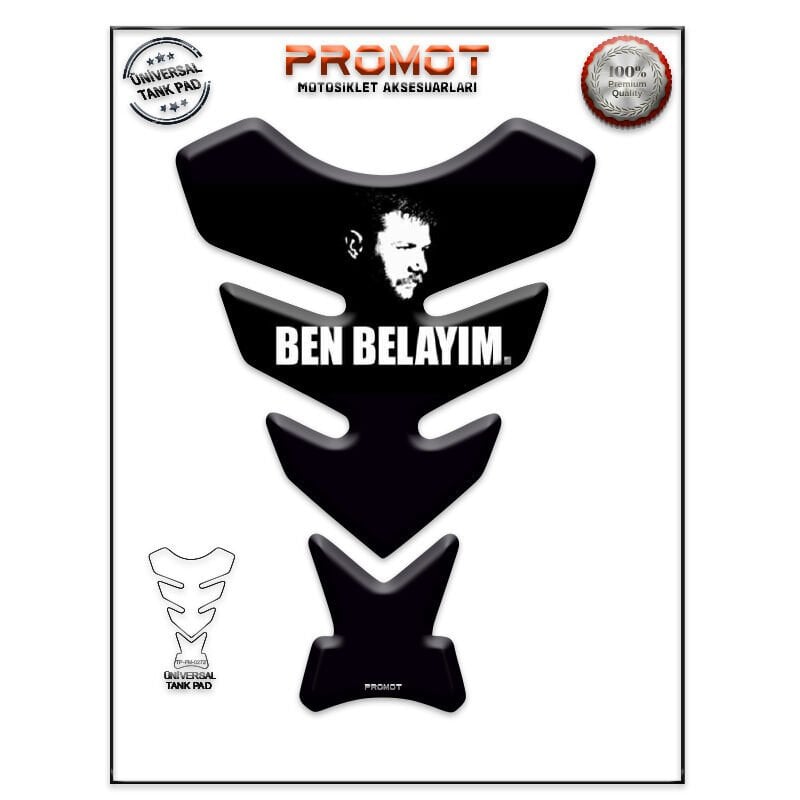 Universal Motosiklet Tank Pad 3D Sticker 0272