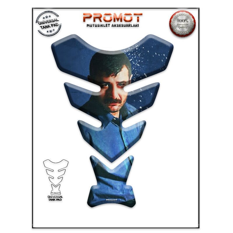 Universal Motosiklet Tank Pad 3D Sticker 0273