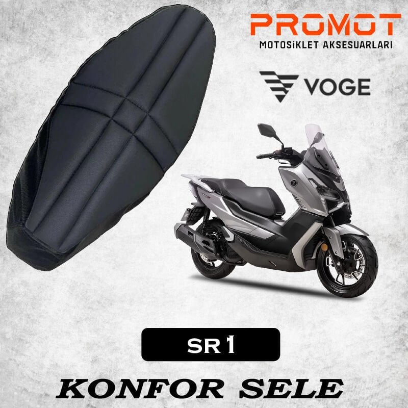 VOGE SR1 UYUMLU KONFOR SELE FİLELİ HAVA DESTEKLİ KOLTUK KILIFI