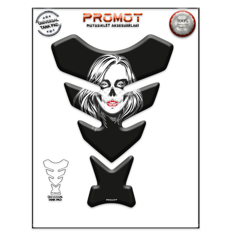 Universal Motosiklet Tank Pad 3D Sticker 0281