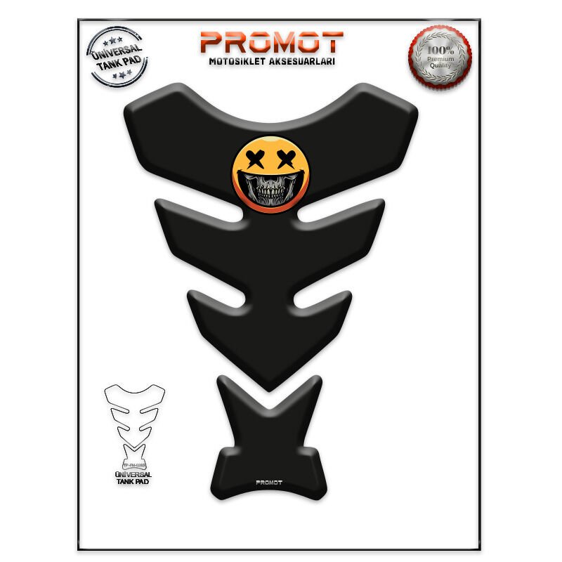 Universal Motosiklet Tank Pad 3D Sticker 0283