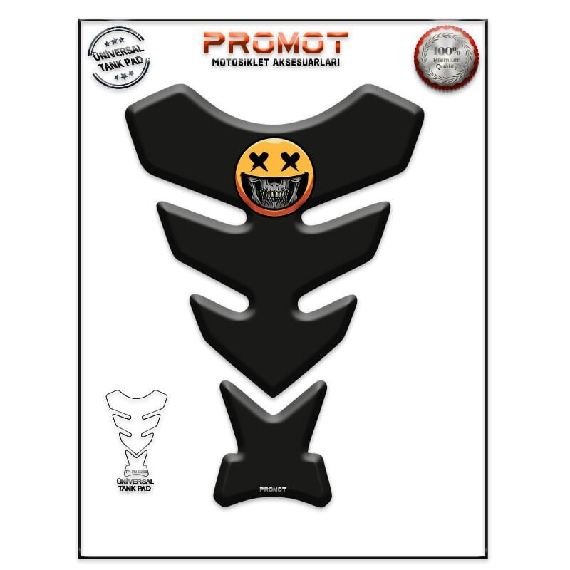 Universal Motosiklet Tank Pad 3D Sticker 0283