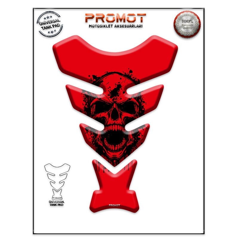 Universal Motosiklet Tank Pad 3D Sticker 0289