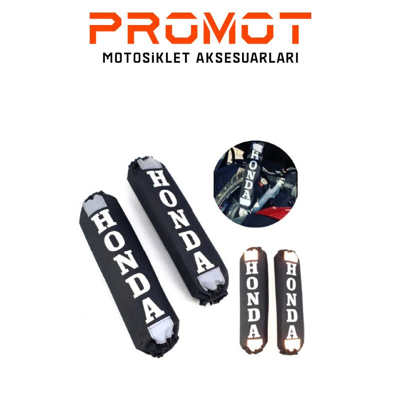 HONDA UYUMLU AMORTİSÖR KILIFI REFLEKTÖRLÜ BEYAZ