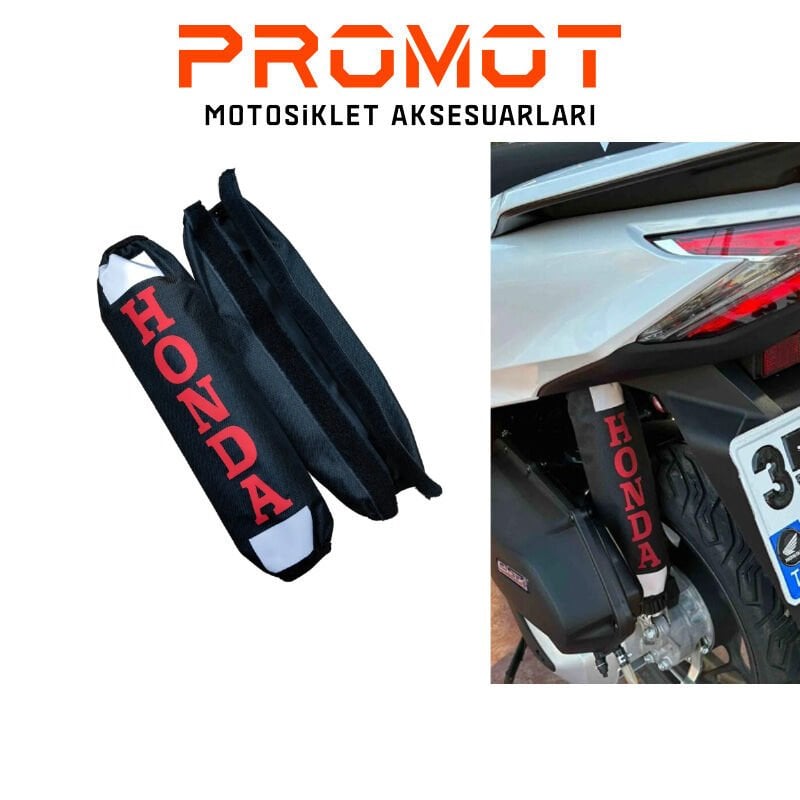 HONDA UYUMLU AMORTİSÖR KILIFI REFLEKTÖRLÜ KIRMIZI