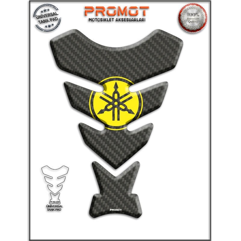 Universal Motosiklet Tank Pad 3D Sticker 0300