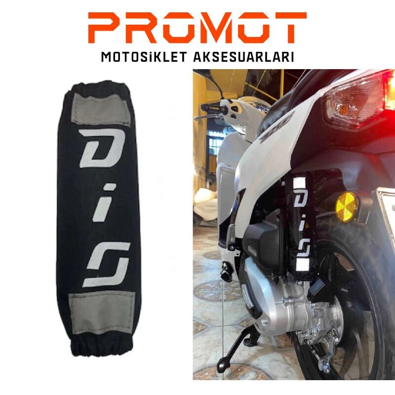 DİO UYUMLU AMORTİSÖR KILIFI REFLEKTÖRLÜ BEYAZ