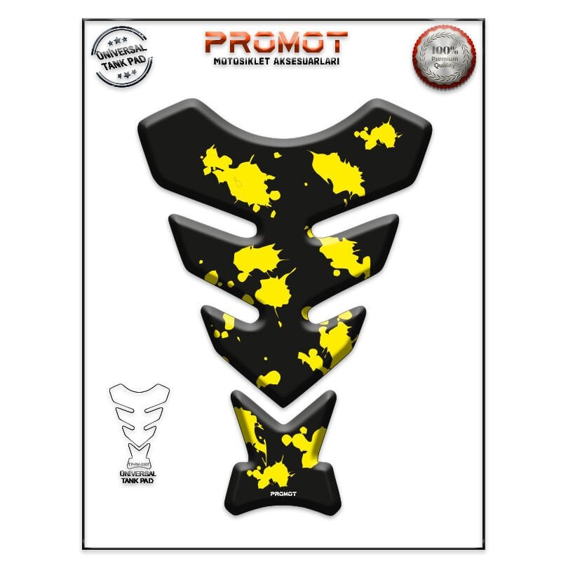 Universal Motosiklet Tank Pad 3D Sticker 0307