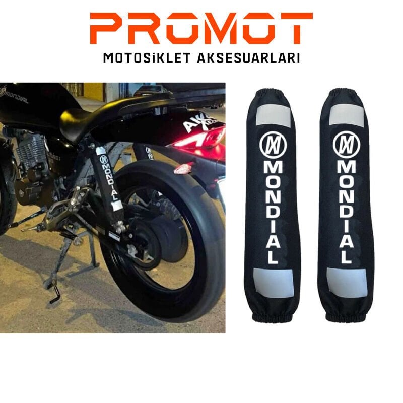 MONDİAL UYUMLU AMORTİSÖR KILIFI REFLEKTÖRLÜ BEYAZ