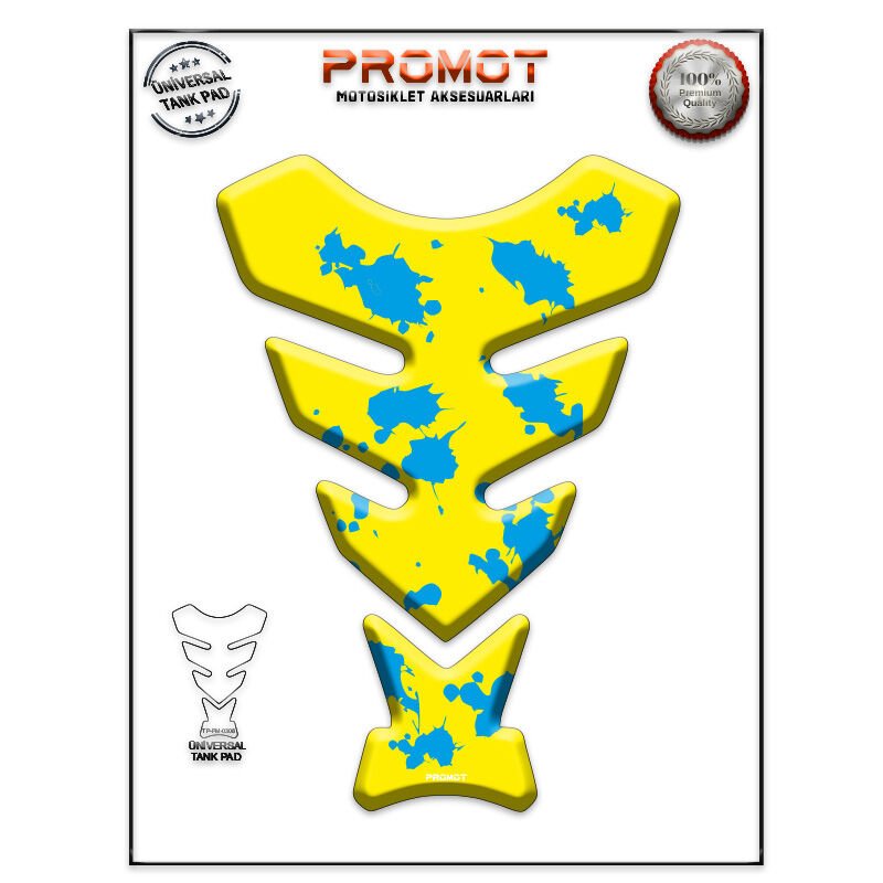 Universal Motosiklet Tank Pad 3D Sticker 0308
