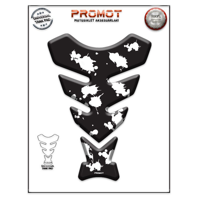 Universal Motosiklet Tank Pad 3D Sticker 0309