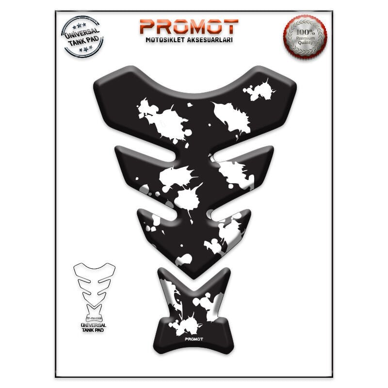 Universal Motosiklet Tank Pad 3D Sticker 0309
