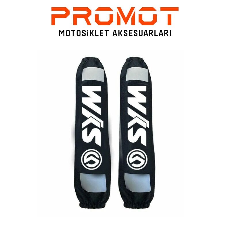 SYM UYUMLU AMORTİSÖR KILIFI REFLEKTÖRLÜ BEYAZ