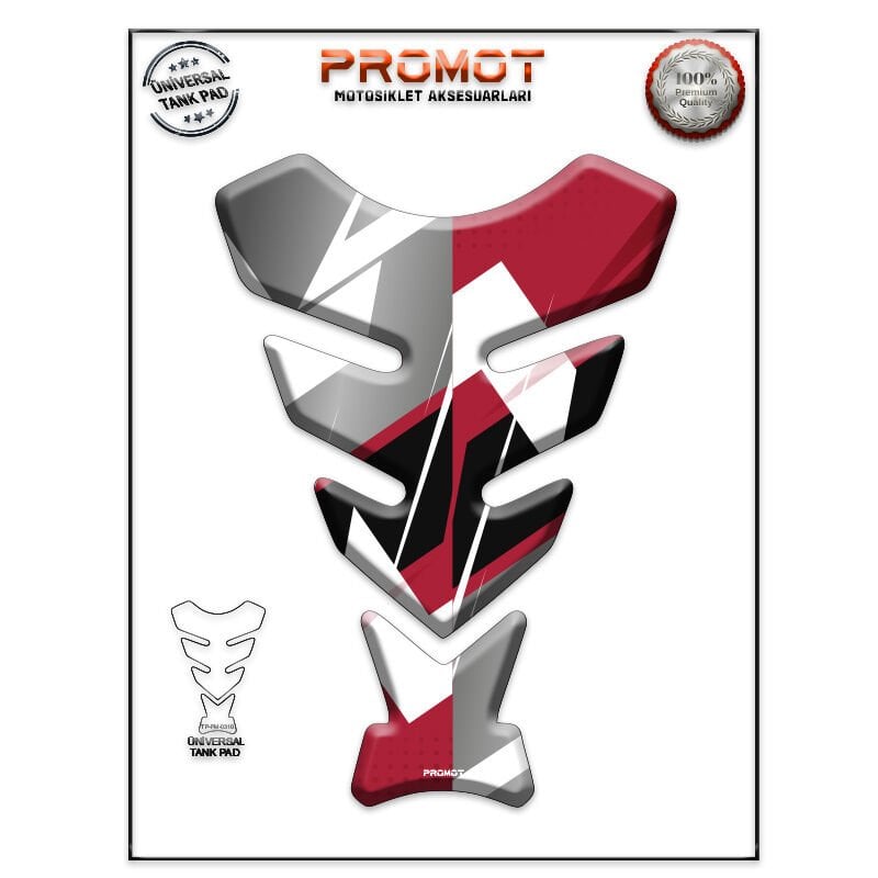 Universal Motosiklet Tank Pad 3D Sticker 0310