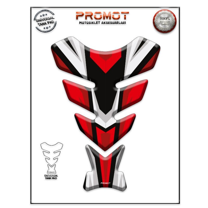 Universal Motosiklet Tank Pad 3D Sticker 0311