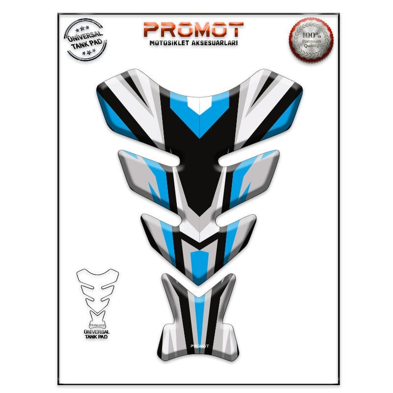 Universal Motosiklet Tank Pad 3D Sticker 0312