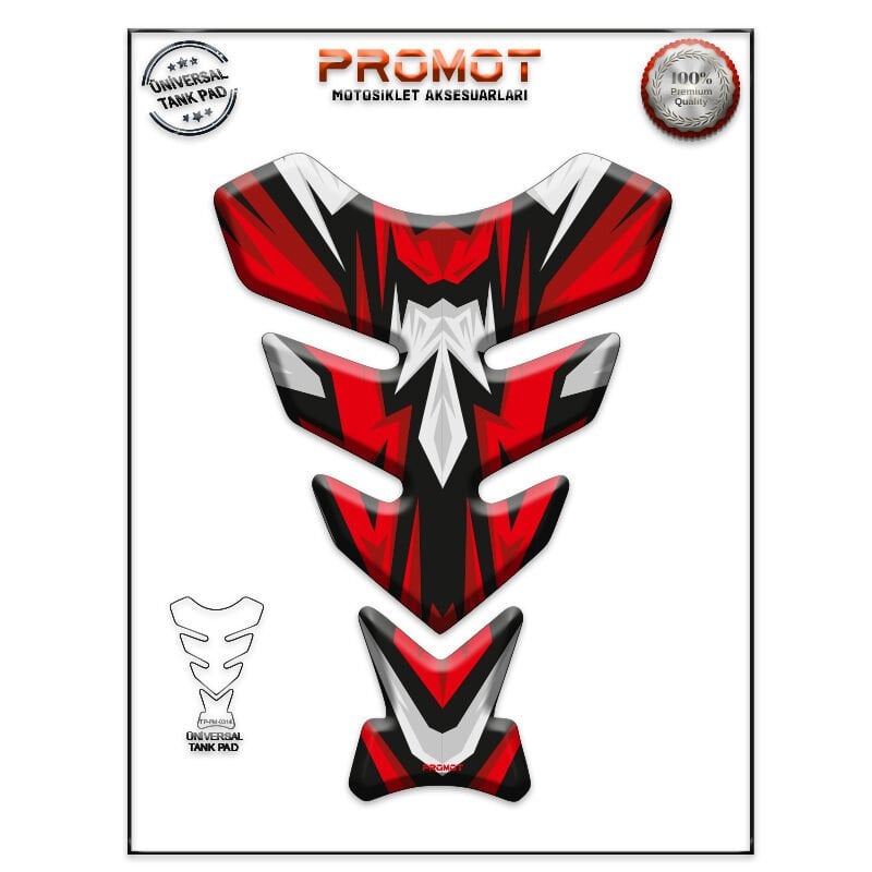 Universal Motosiklet Tank Pad 3D Sticker 0314