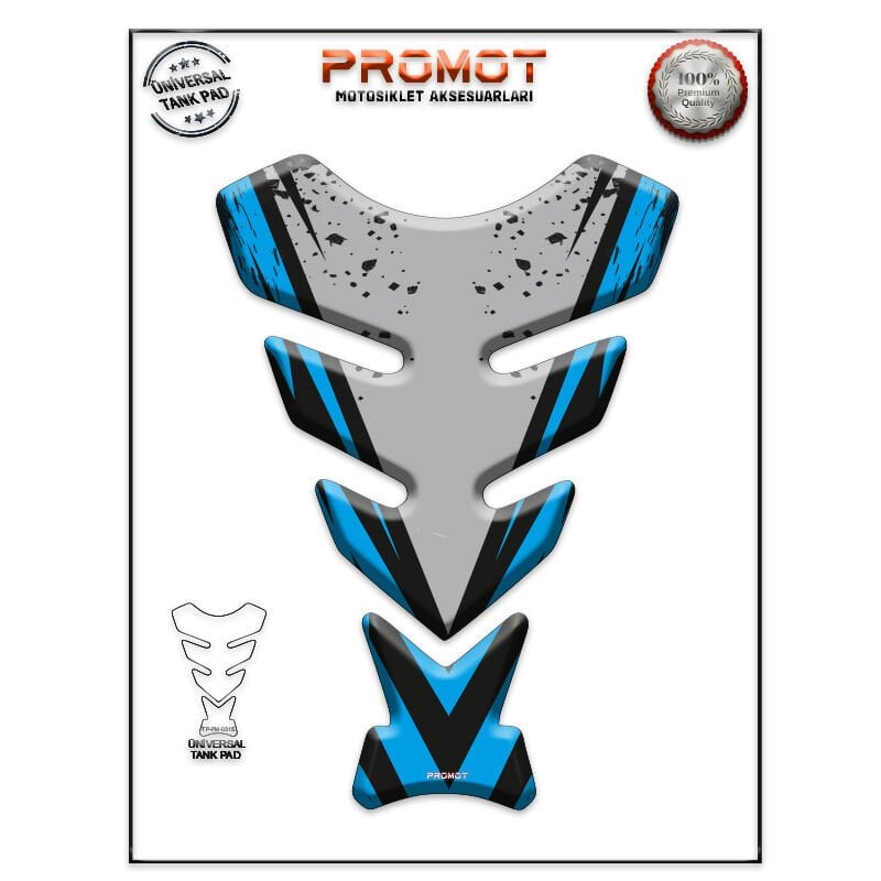 Universal Motosiklet Tank Pad 3D Sticker 0315