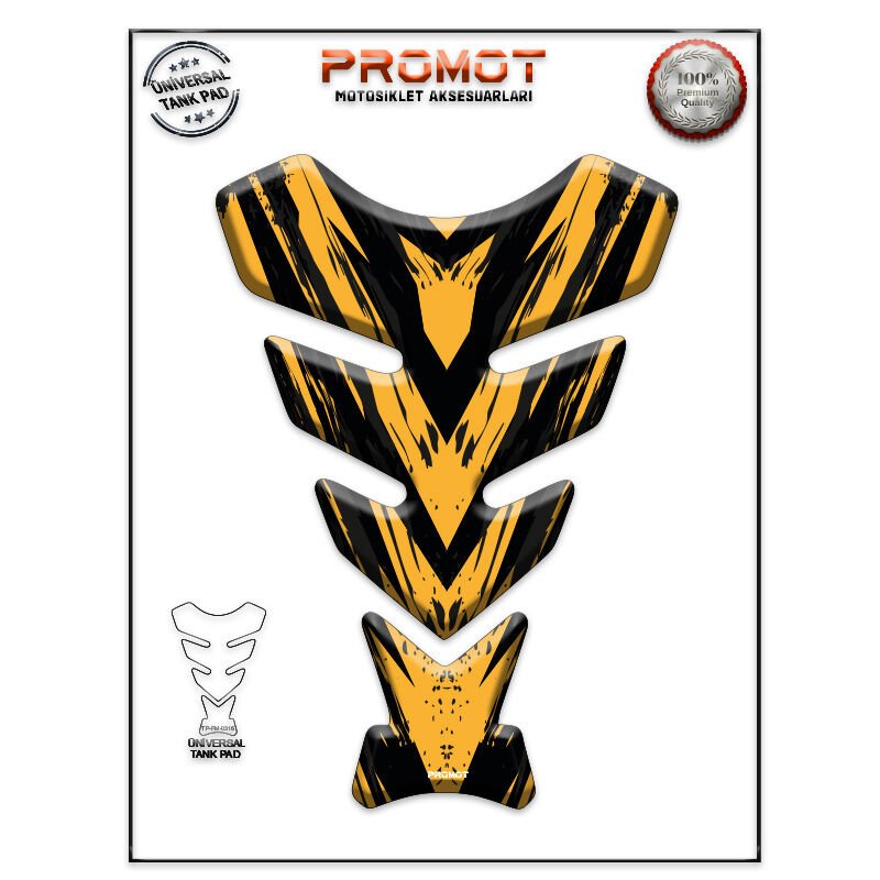 Universal Motosiklet Tank Pad 3D Sticker 0316