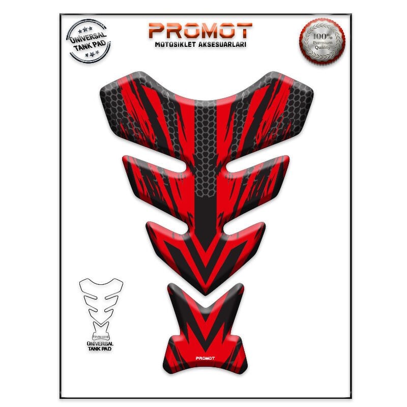 Universal Motosiklet Tank Pad 3D Sticker 0318