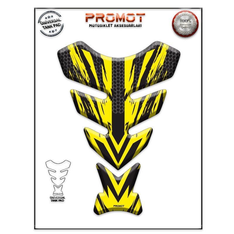 Universal Motosiklet Tank Pad 3D Sticker 0319