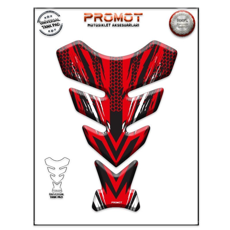 Universal Motosiklet Tank Pad 3D Sticker 0320