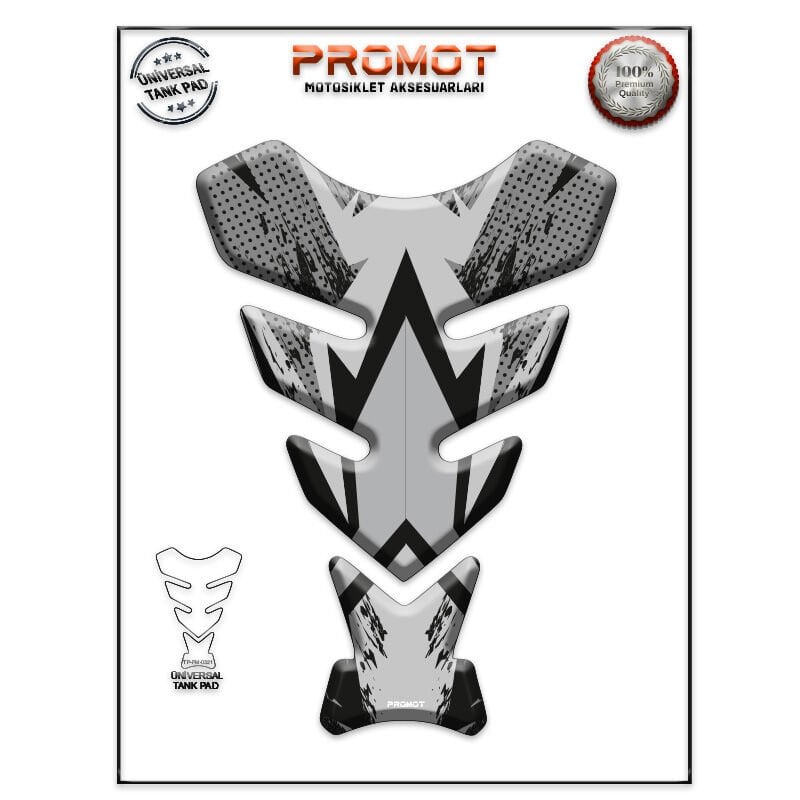 Universal Motosiklet Tank Pad 3D Sticker 0321