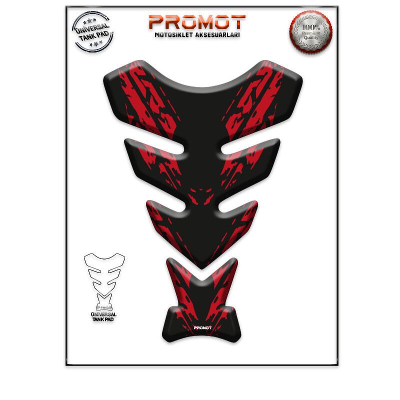 Universal Motosiklet Tank Pad 3D Sticker 0323