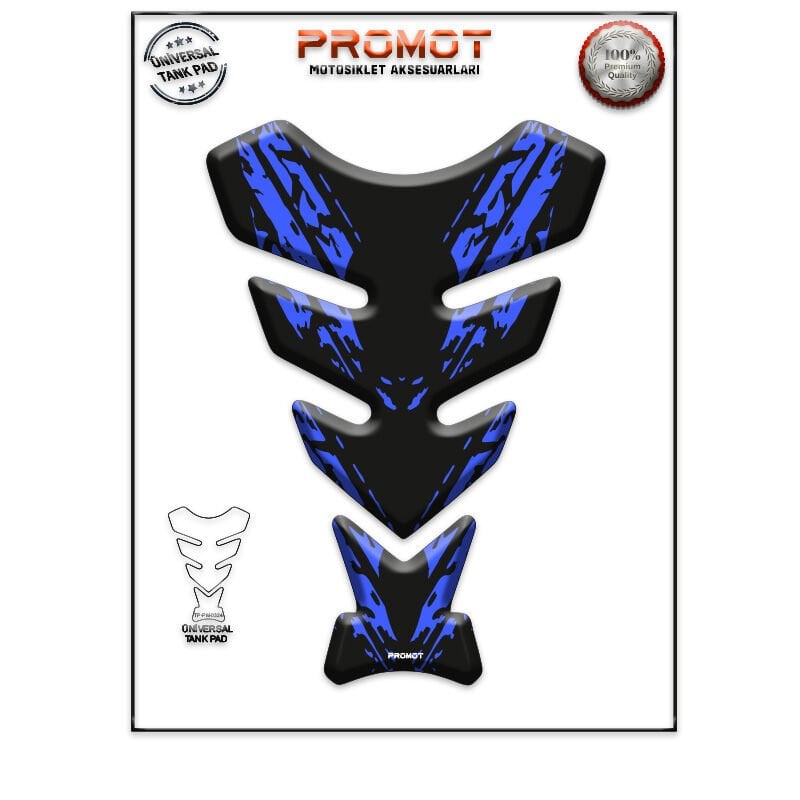 Universal Motosiklet Tank Pad 3D Sticker 0324