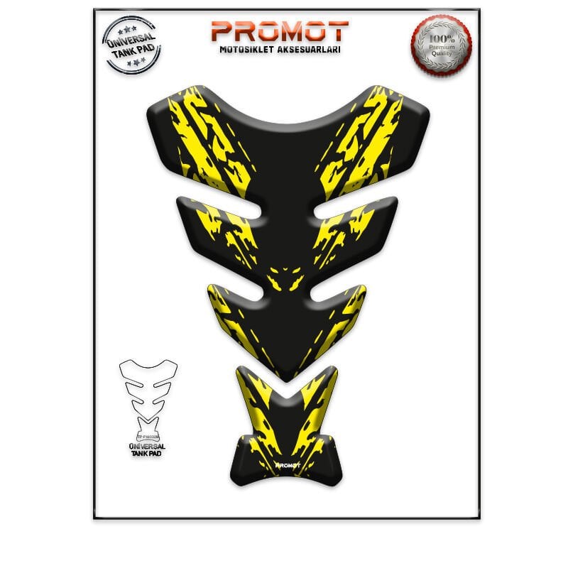 Universal Motosiklet Tank Pad 3D Sticker 0326