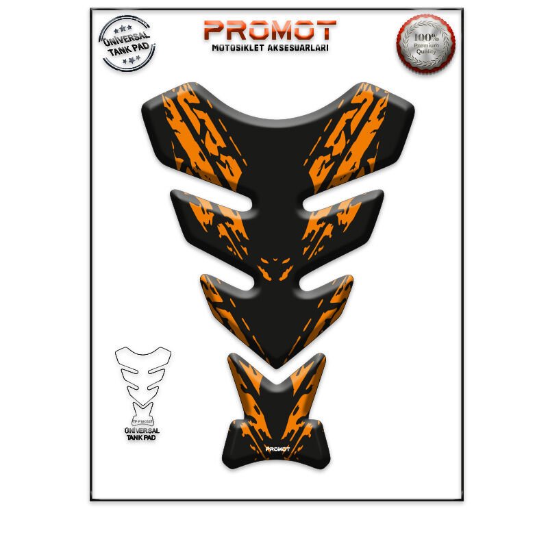 Universal Motosiklet Tank Pad 3D Sticker 0327