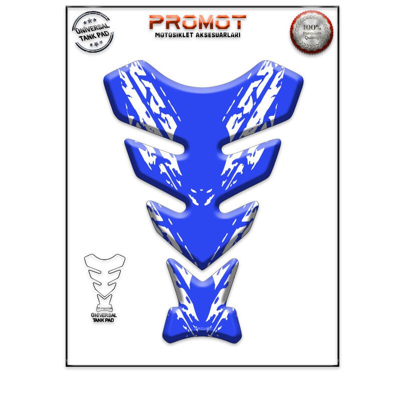 Universal Motosiklet Tank Pad 3D Sticker 0329
