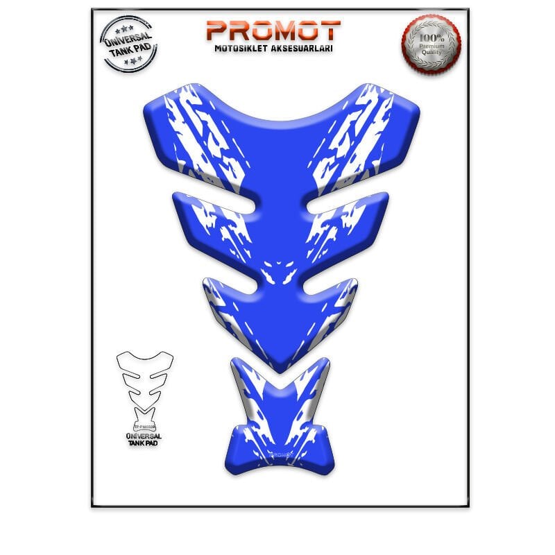 Universal Motosiklet Tank Pad 3D Sticker 0329
