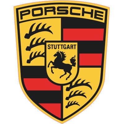 PORSHE ÖZEL DAMLA LOGO STİCKER