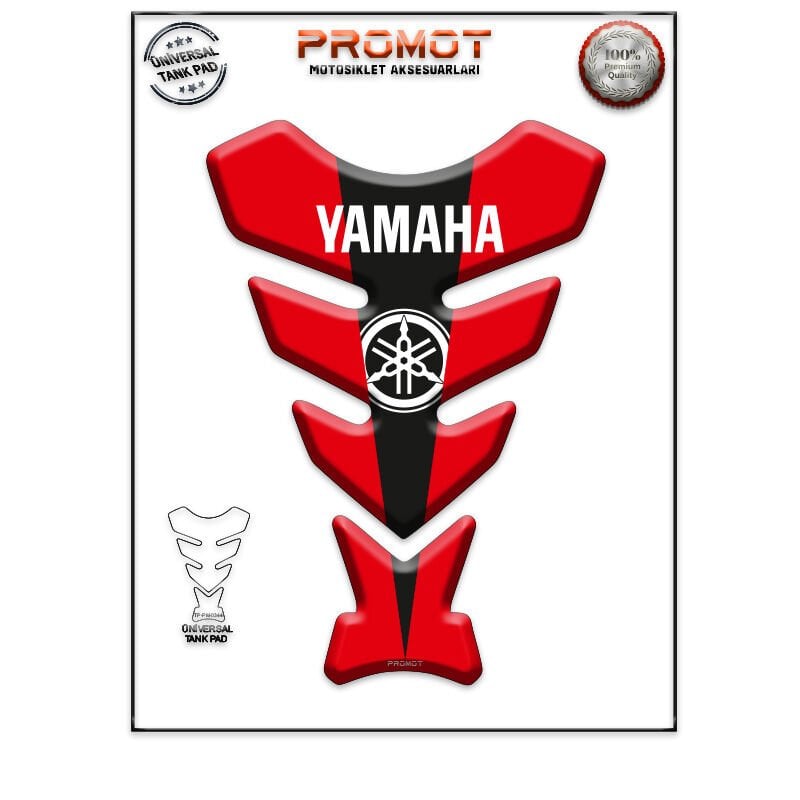 Universal Motosiklet Tank Pad 3D Sticker 0344