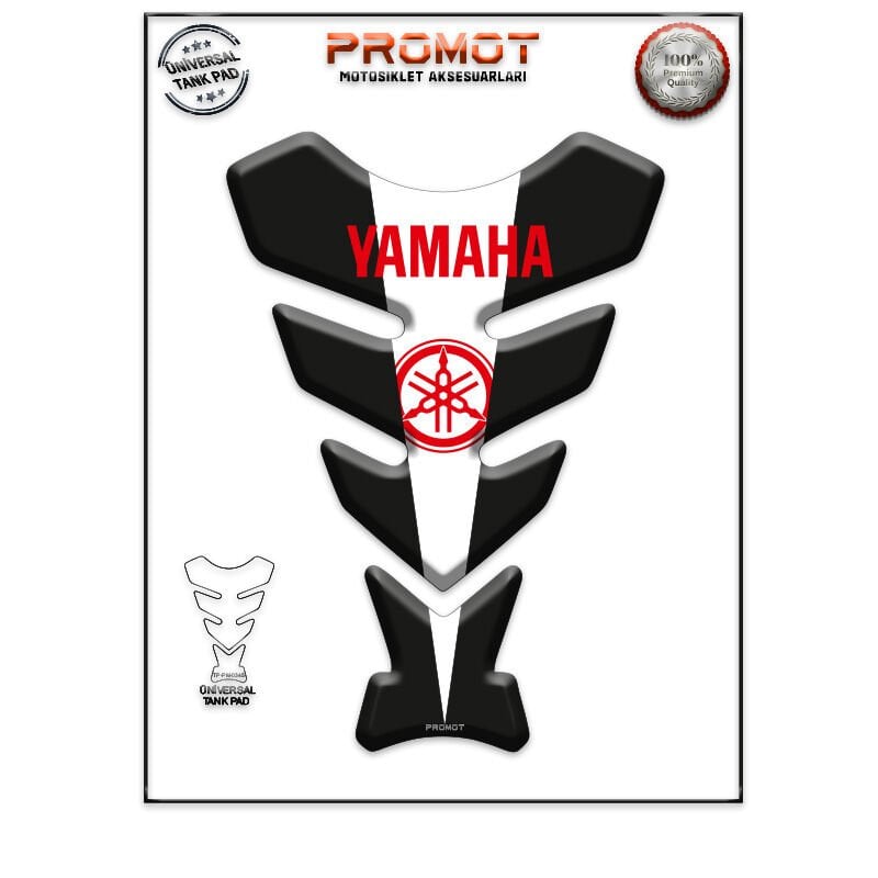 Universal Motosiklet Tank Pad 3D Sticker 0345