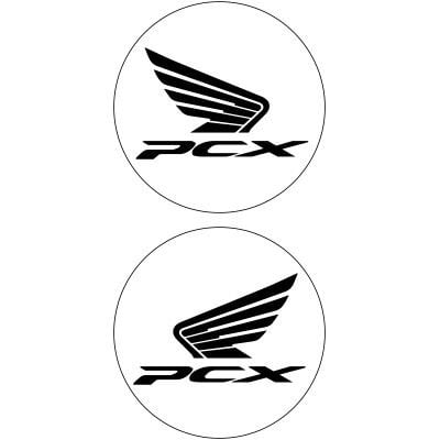 PCX DEFLEKTÖR DAMLA LOGO STİCKER 5.5CM
