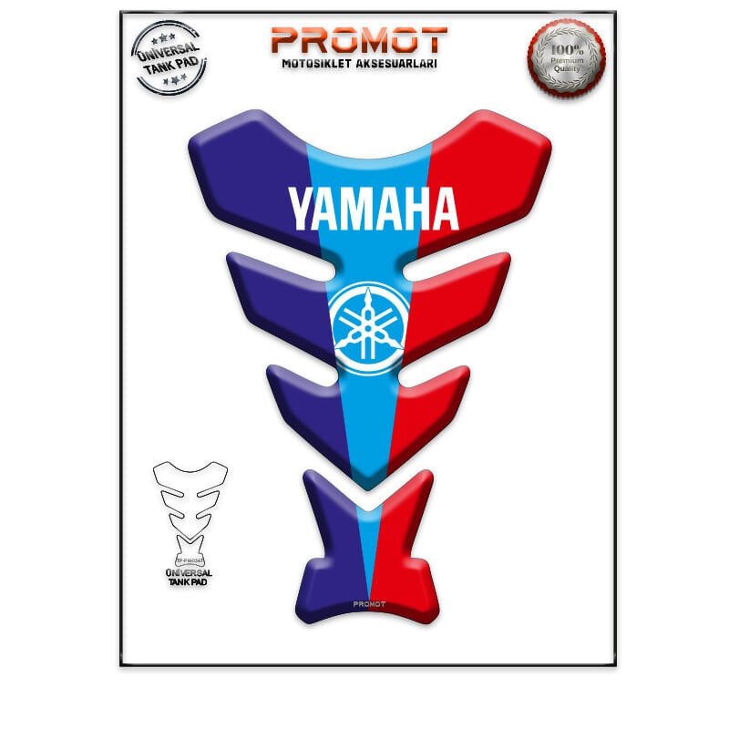 Universal Motosiklet Tank Pad 3D Sticker 0347