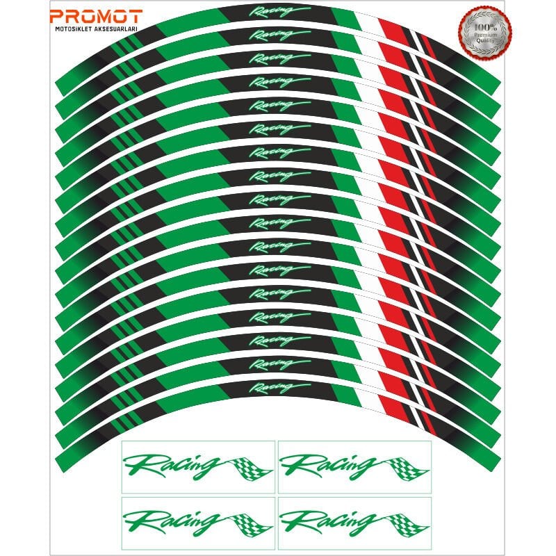 ITALY TASARIM MOTOSİKLET JANT ŞERİDİ MODEL 2