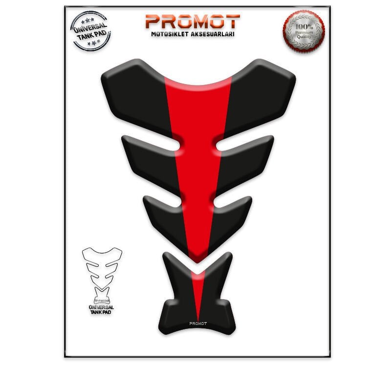 Universal Motosiklet Tank Pad 3D Sticker 0348