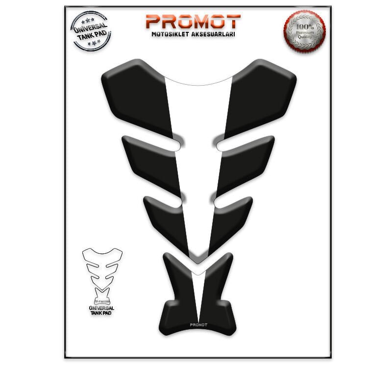 Universal Motosiklet Tank Pad 3D Sticker 0349